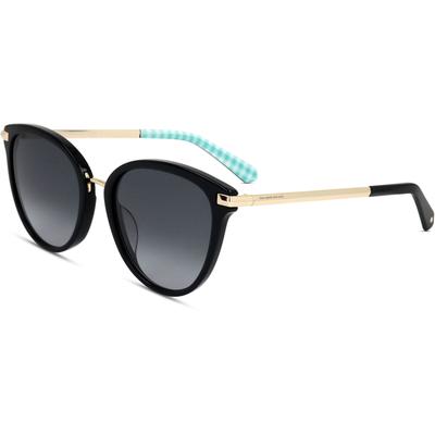 Zenni Women's Vintage Cat-Eye Rx Sunglasses Black Plastic Full Rim Frame