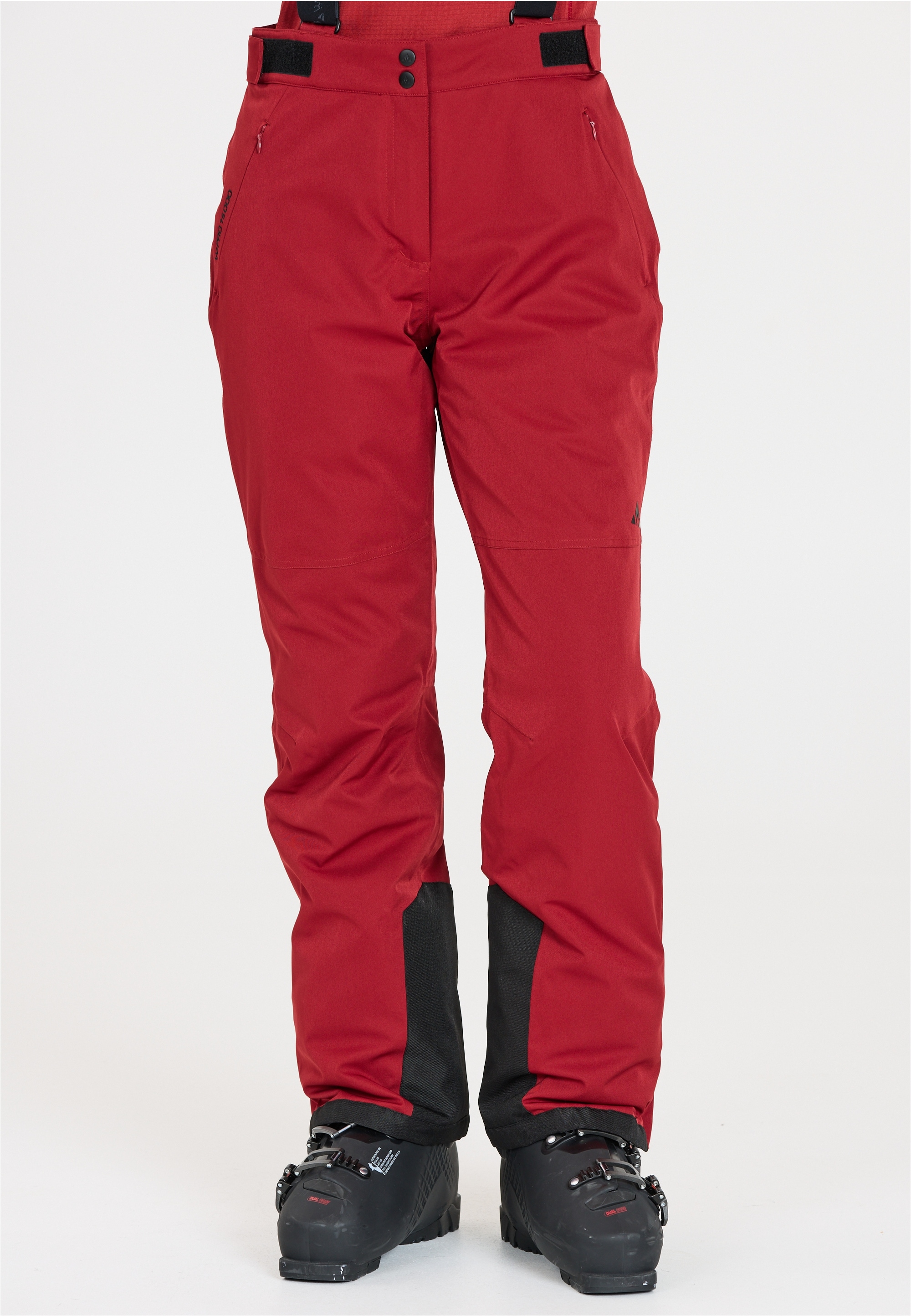 Skihose WHISTLER "YARRA", Damen, Gr. 44, EURO-Größen, rot, 94% Polyester, 6% Elasthan, mehrfarbig, lang, Hosen, mit wasserdichter 3-Lagen-Membran Image