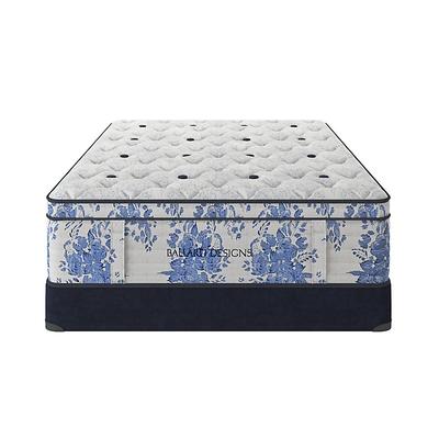 Designs Luxe Euro Pillowtop Mattress Set with Foundation - Twin, Plush, 8.5