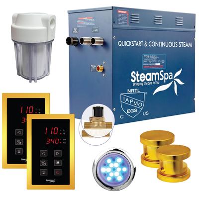 SteamSpa Royal 12 KW QuickStart Acu-Steam Bath Generator Package with