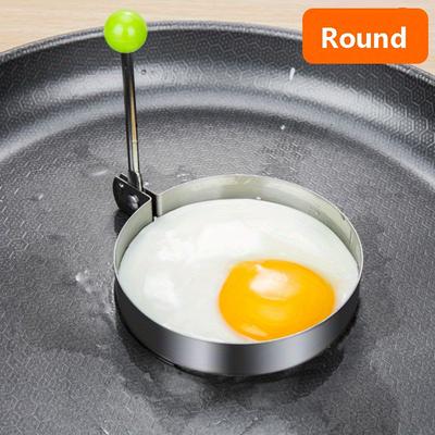 TEMU Stainless Steel Diy Frying Egg Mold - Perfect For Image