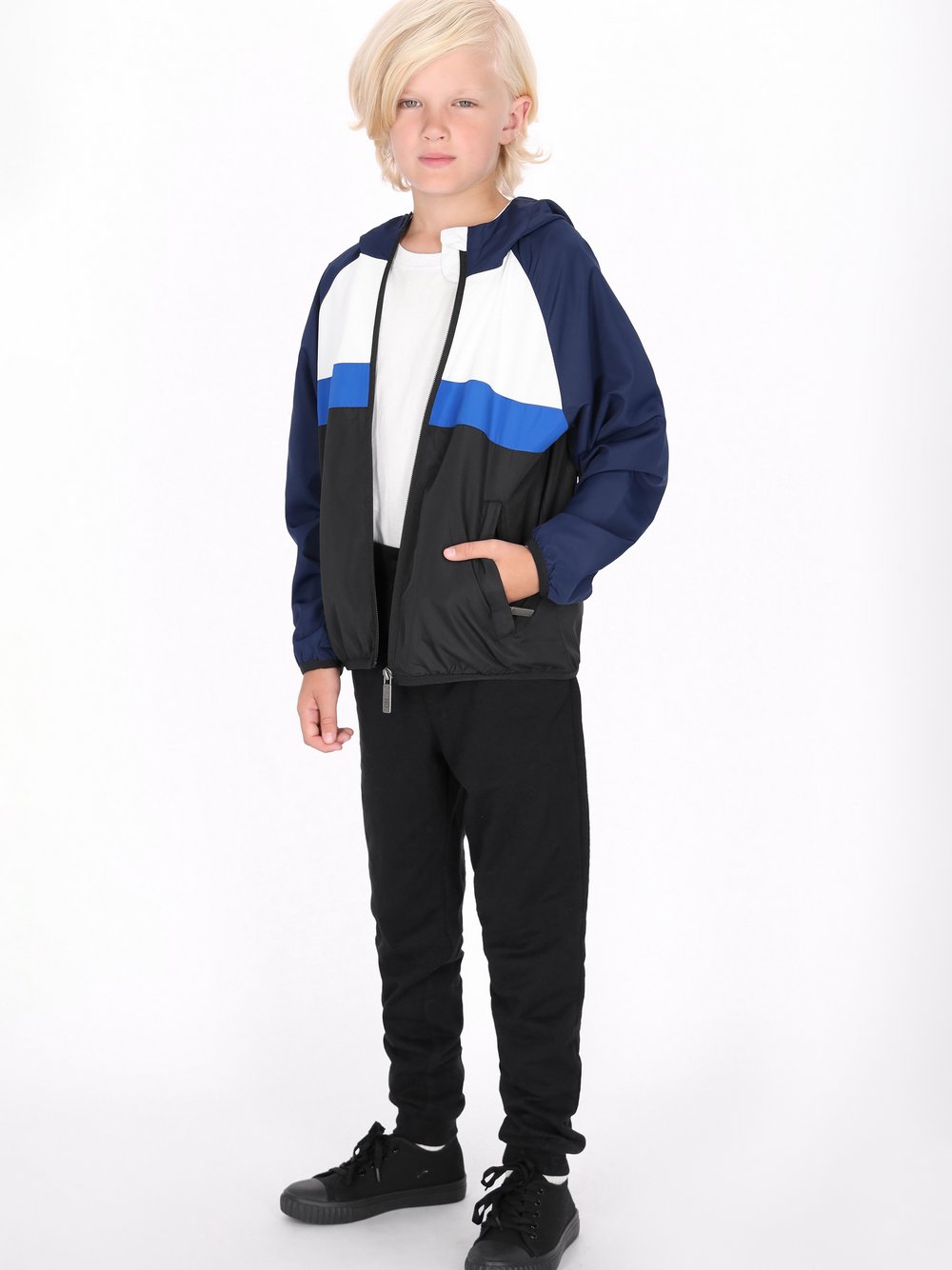 Mo (Kinder) Anorak Jungen marine, 128 Image