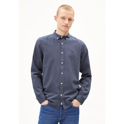 QUAASA STRIPES - Männer Regular Fit Hemd - mehrfarbig (Größe: M)