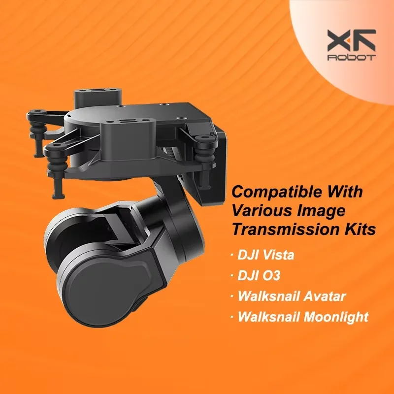 XF-C-20T 3-Achsen-Gimbal FPV erhöhte Stabilität PTZ-Unterstützung DJI O3 CADDX Walksnail-Kameraunterstützung Kopf-Chase-Steuerung Mavlink Sbus Image