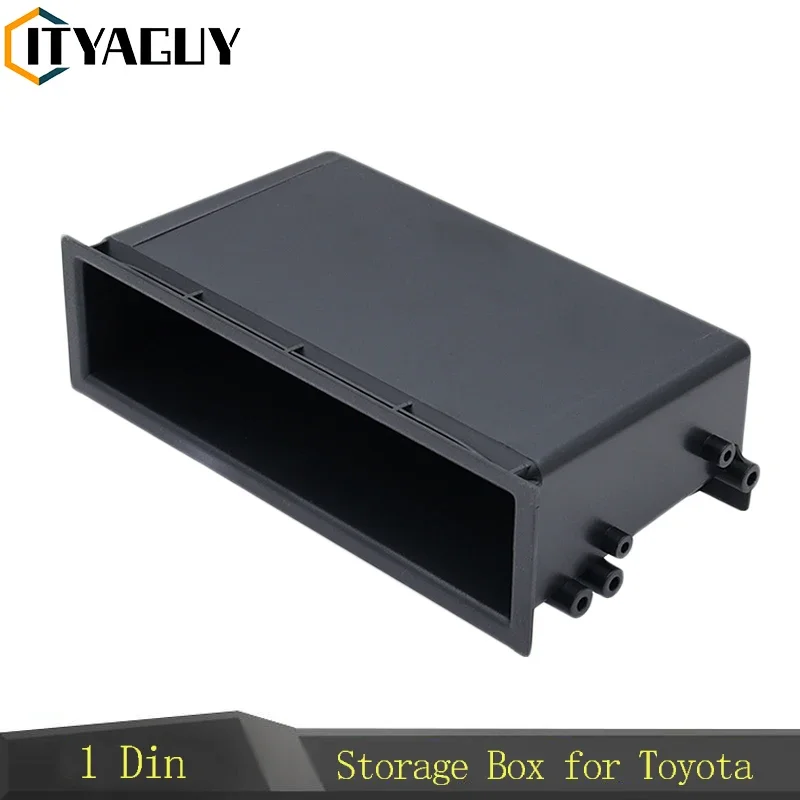 1 Din Auto Stereo Radio Umrüstung Dashboard Lagerung Box Kit Universal Auto CD-Player Dash Trim Tasche Box Für Toyota