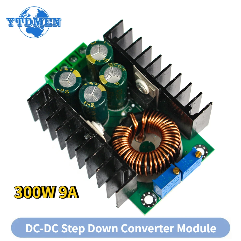300 W XL4016 DC-DC 9 A Step Down Buck Converter 5–40 V auf 1,2–35 V, einstellbares Netzteilmodul, LED-Treiber für Arduino Image