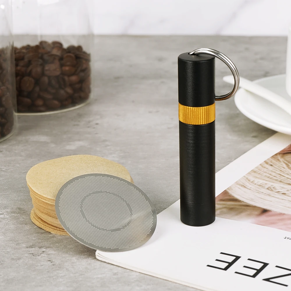 WTD Tools Espresso Puck Bildschirm Espresso Zubehör Kaffee Filter Papier Edelstahl Nadeln Kaffee Rührer Verteilung Werkzeug Image