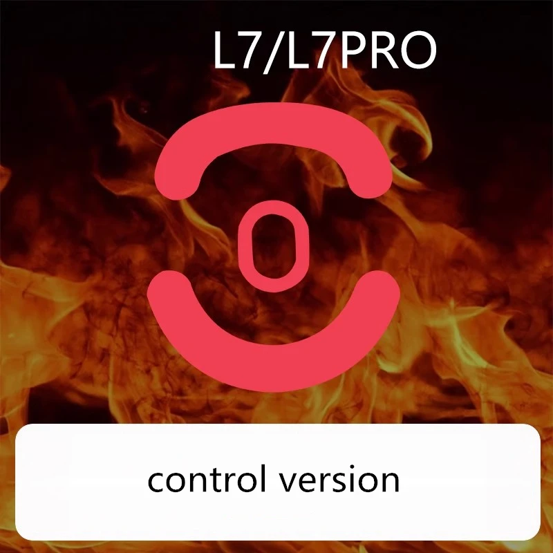 1 Set Ultraglide Maus Skates Für MCHOSE L7 / L7 PRO Bremssteuerung Geschwindigkeit Schalldämpfer Füße ICE Version Mäuse gleitet PTFE Füße Image