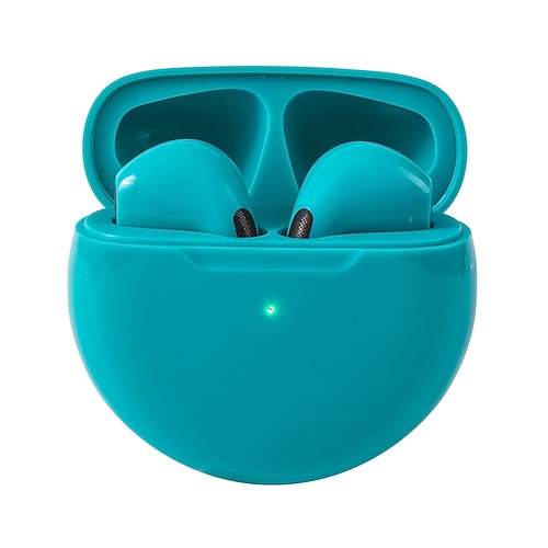 PRO6 True Wireless Kopfhörer TWS Ohrstöpsel In-Ear Bluetooth 5.1 Stereo mit Ladebox Smarte Touch-Steuerung für Apple Samsung Huawei Xiaomi MI Zumba Reisen Handy Valentinstagsgeschenk Image