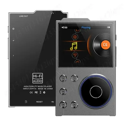 HiFi MP3 Player Bluetooth5.3 Lossless DSD Digital Audio Music Player High-quality Zinc Alloy TFT