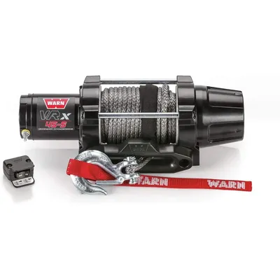 Warn 101040 Vrx 45-S Powersports Winch With Handlebar Mounted Switch And Synthetic Rope: 1/4""