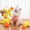 Cute Dog Plush Toys Duck Squeak Toy Dog Calming Duck Chew Toy with Quacking Sound Pillow Toy Dog