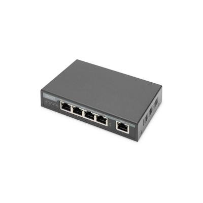 DIGITUS 4-Port Gigabit 4PPoE Extender, 802.3at, 60 W