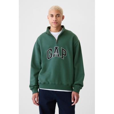 Gap Mens Green Heavyweight Arch Logo Pullover Jumper - Green