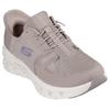 Slip-On Sneaker SKECHERS "GLIDE-STEP PRO", Damen, Gr. 38, grau (taupe), Textil, Synthetik, sportlich, Schuhe Sneaker, Trekkingschuh, Slipper, Freizeitschuh mit Slip-Ins Funktion
