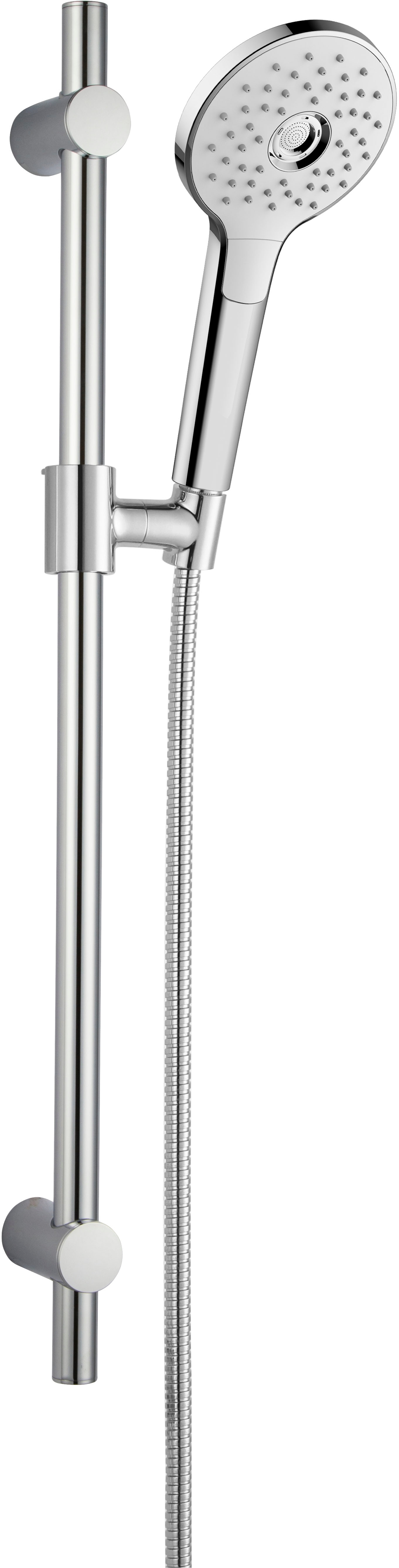 Duschbrause MARWELL "RAINSTAR II", silber, B:12cm H:70cm T:12cm, Duschköpfe