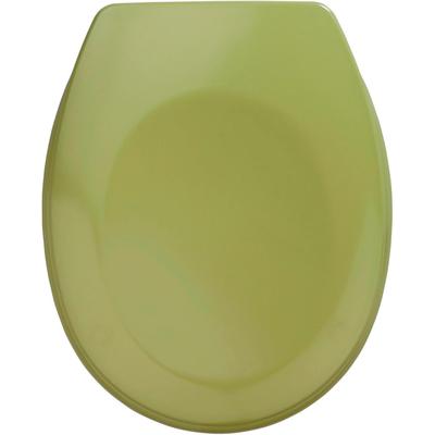 WC-Sitz WENKO "Bergamo", grün, B:37,2cm L:44cm, Duroplast, Edelstahl, WC-Sitze Image