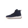Schnürboots TOMMY HILFIGER "LIGHT HILIFIGER NBK HYBRID BOOT", Herren, Gr. 41, blau (dunkelblau), Leder, Lederimitat, sportlich, Schuhe, Freizeitschuh, Boots, Schnürschuh mit gepolstertem Schaftrand