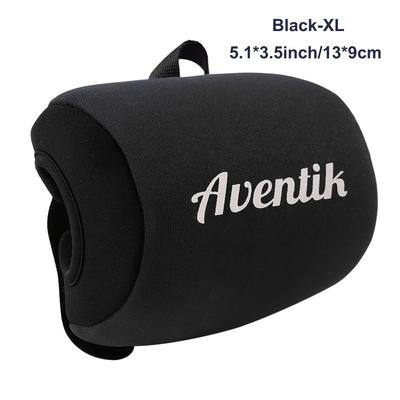 TEMU 1pc Neoprene Fishing Reel Bag, Protective Cover For Round Baitcasting Trolling Reels Image