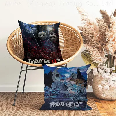 Freitag der 13. Kissenbezug, Geschenk, Kissenbezug, Schlafzimmer, Zuhause, Sofa, Stuhl, Image