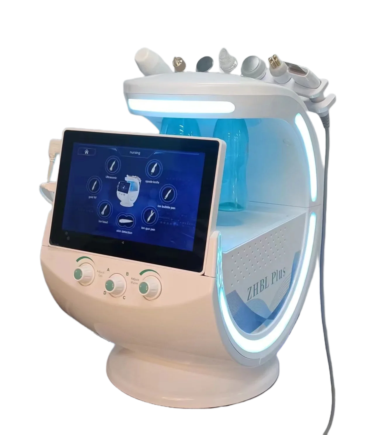 Hochwertige Smart Ice Blue Gesichtsbehandlungsmaschine 2025 Hydrofacial 7-in-1 professionelle tragbare Dermabrasion Image
