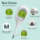 9 Seconds Digital Basal Thermometer for Adults and Kids - Accurate Oral Thermometer with Fever Alarm for Baby with Large Display
