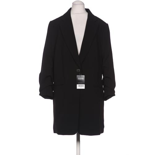 H&M Damen Blazer, Gr. 38, schwarz, Synthetik