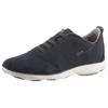 Slip-On Sneaker GEOX, Herren, Gr. 39, blau (navy), Veloursleder, Textil, sportlich, Schuhe, Slipper, Freizeitschuh mit Gummizug