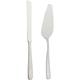 Essentials 2 Pezzi Set di Posate Torta e Coltello, Paletta per Torte, Acciaio Inox 430, aisi 420