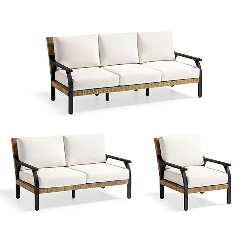 Torano Seating Replacement Cushions - Sofa, Quick Dry, Sailcloth Cobalt - Frontgate
