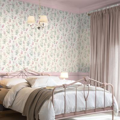 Vliestapete LAURA ASHLEY "Mosedale Posy", beige (naturel), B:0,52m H:10m L:10m, Vlies, Tapeten, 10mx52cm (ca. 5m2) Image