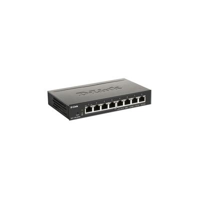 D-LINK Netzwerk-Switch "DGS-1100-08PV2", schwarz, B:18,00cm H:7,50cm T:21,50cm, Netzwerk-Switches