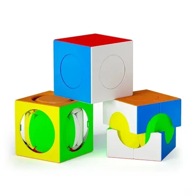 [ECube] YJ Tianyuan Magic Speed Cube 3x3x3 Stickerless Puzzle einfarbiges Puzzle Anfängerübungen Cube Matching Image