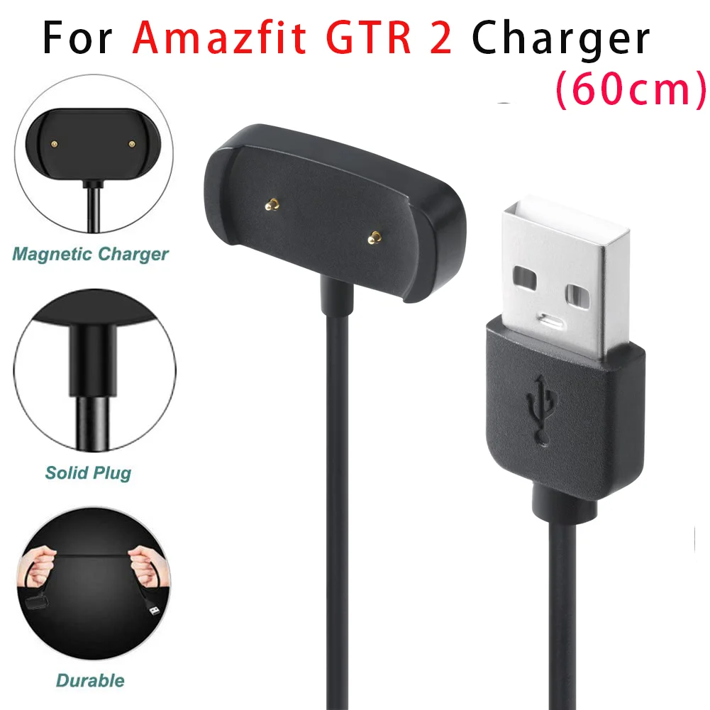 60 cm Ladegerät für Amazfit GTR 2/GTR 2e USB-Ladekabel für Amazfit GTS 2e/GTS 2 Mini-Ladegerät Image