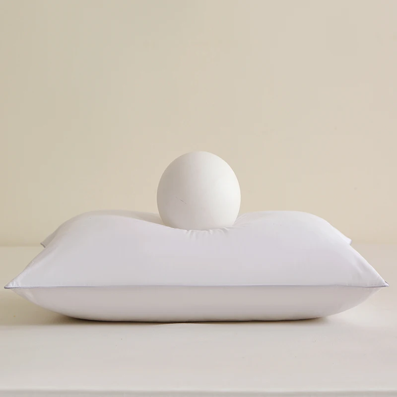 1 Stück Kissen, 8 Größen, 100 % Baumwolle, weiches Kissen mit weißen Gänsefedern Image