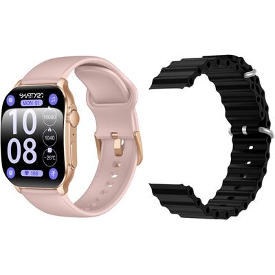 Smartwatch SMARTY 2.0, gold (rosa), Smartwatches, Armbanduhr, Damenuhr, Herrenuhr, Android5.0+, Apple iOS 9.0+ Image