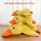 Pet Plush Toy Dog Calming Duck Stuffed Duck Toys Resistant Grinding Teeth Cleaning Chew Pillow Toy