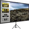 Schermo Cinematografico per Esterni, 228,6cm Schermo per Proiettore, hd 16:9 Schermo del Proiettore