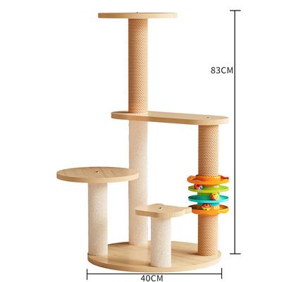 Cat Tree/Cat Tree House and Towers for Large Cat/Cat Climbing Tree with Cat Condo/Cat Tree Scratching Post/Multi-Level Large Cat Tree