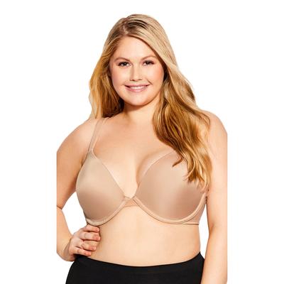 Plus Size Women's Basic Plunge Underwire Bra by Avenue Body in Nude (Size 40 DD)