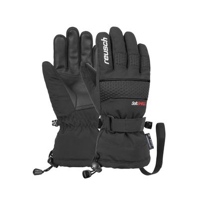 Skihandschuhe REUSCH "Connor R-TEX XT Junior", Damen, Gr. 4, schwarz-weiß (schwarz, weiß), 87% Polyester, 11% Polyurethan, 2% Elasthan, mehrfarbig, casual, Handschuhe, in sportlichem Schnitt Image