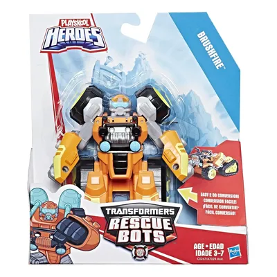 Y Playskool Heroes Transformers Rescue Bots Brushfire Action Figure giocattoli per bambini dai 3