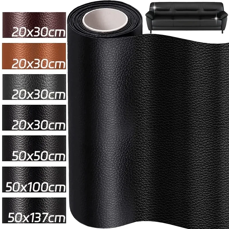 Leder-Reparaturband, selbstklebendes Leder-Reparaturflicken, Sofas, Couch, Möbel, Autositz, schneidbarer Raffinierer für Zuhause, Restaurant