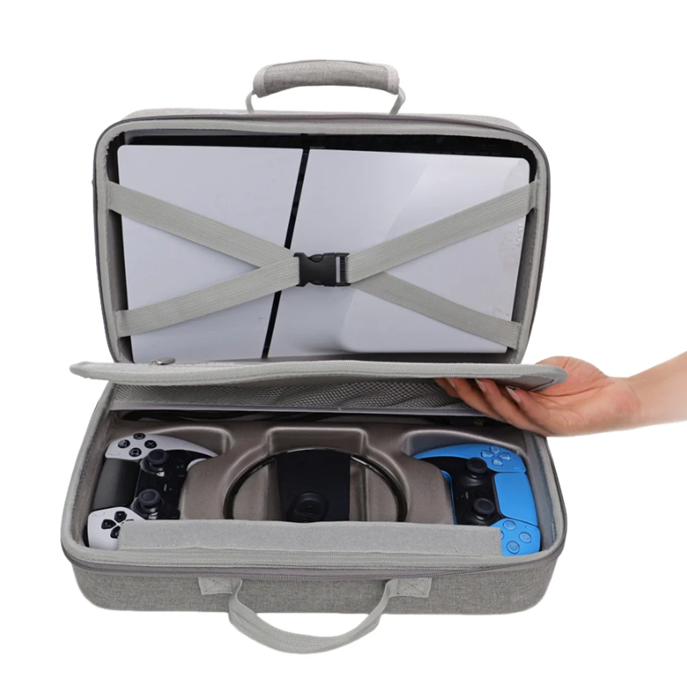 Hartschalen-Trage tasche Schutzhülle Reisetasche für ps5 Slim Console Controller und andere für Playstation 5 Slim Console Image