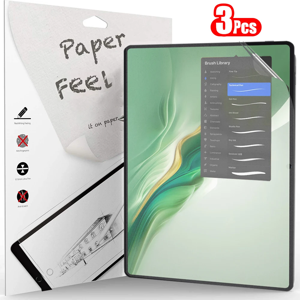 3 Stück Papiergefühl wie Displayschutzfolie für Honor Magicpad 2 2024 12,3 Zoll ohne Glas Image