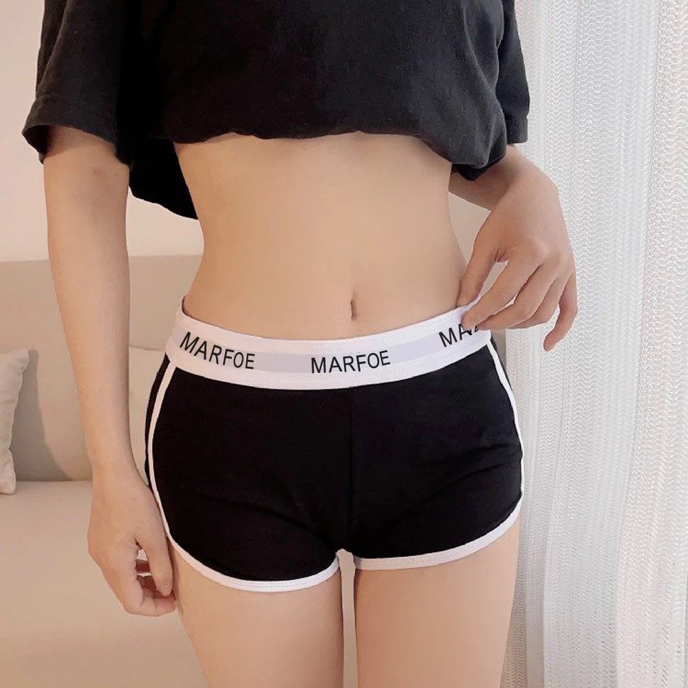 Damenhöschen Baumwolle Boxershorts Unterhosen Plus Größe M-XXL Unterwäsche Fitness Sport Fitness Sexy Atmungsaktiv Mode