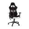 Chaise De Gaming League Pro I Fauteuil De Bureau, Réglable En Hauteur, Tissu Noir/Blanc 729250