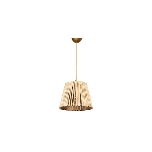 WellHome Deckenlampe 75cm in Naturfarbe