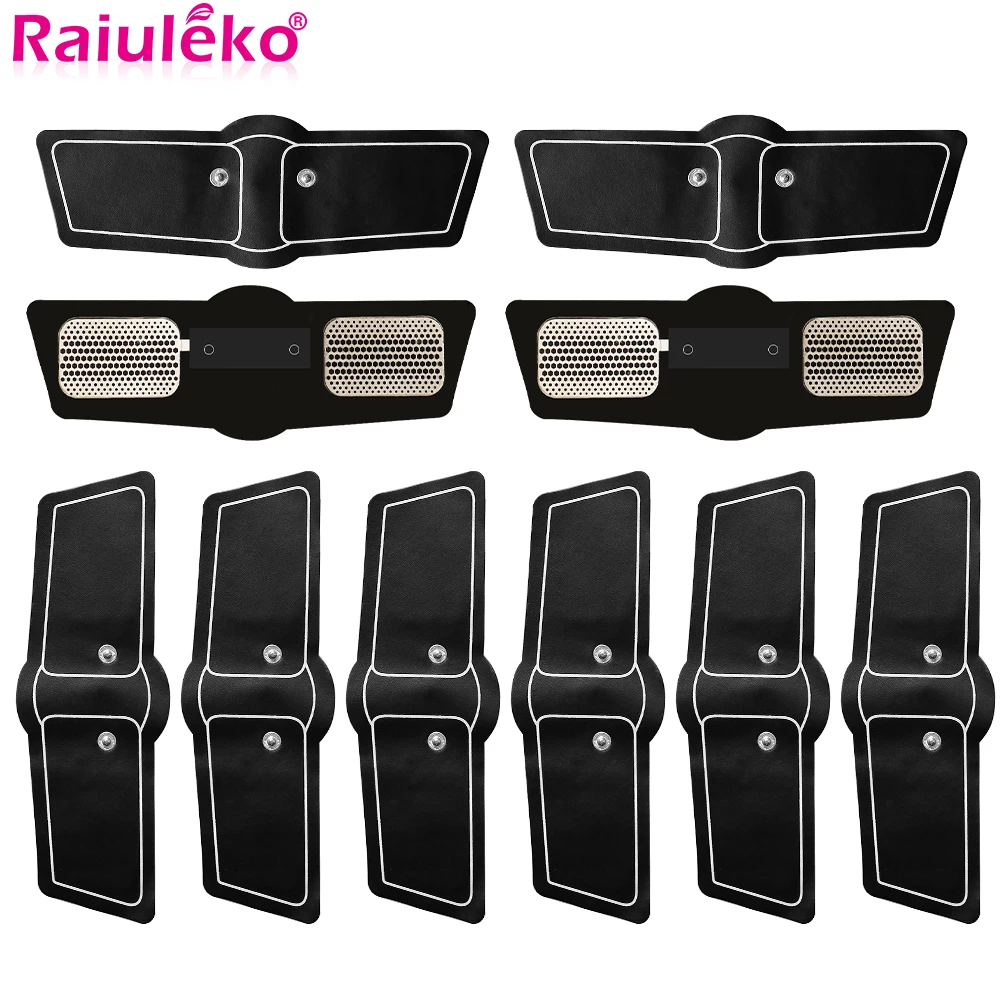 5/10Pcs EMS Massage Gel Patch für Muskel Stimulator Bauch Hals Zurück Fitness Gesäß Arm Bauch Trainer Abnehmen massagegerät Image
