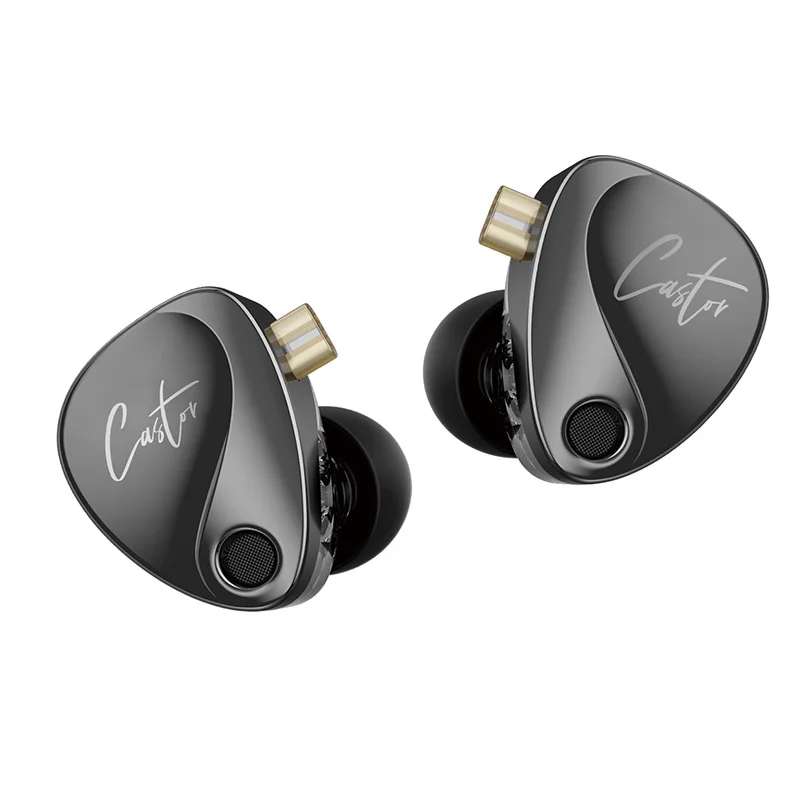 KZ Castor in Ear HiFi-Kopfhörer 2DD Dynamische High-End-abstimmbare Kopfhörer Monitor-Kopfhörerunterdrückung Ohrhörer Bass-Headsets PR2 ZAR Image